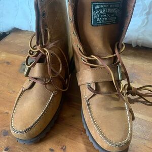Ralph Lauren Women’s Brown Leather Boots